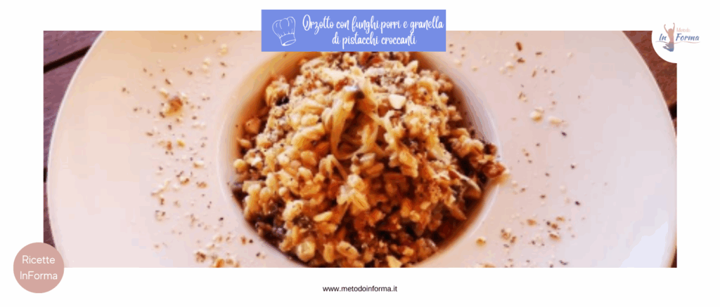 orzotto con funghi